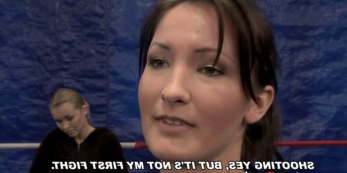 Wrestling match turns into lusty lesbian adventure