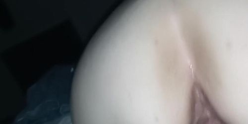 Bad Lil bitch takes it in the ass no lube