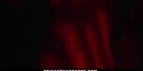 DeviantHardcore - Dom Femme Dominates her Male Pet