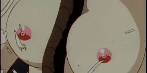 Caught hentai girls group drilled by red tentacles