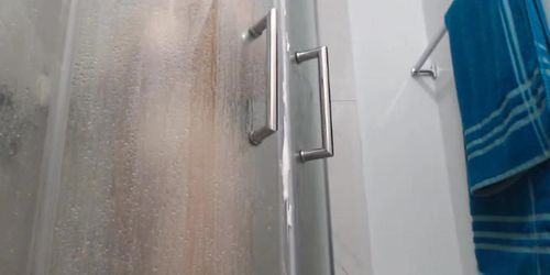 Hidden Camera shower!! caught masturbating