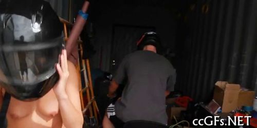 Amateur girls suck at a party - video 5