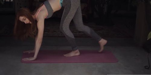 Yoga Redhead Megan Stretches Pussy On Dick (Ryan Madison)