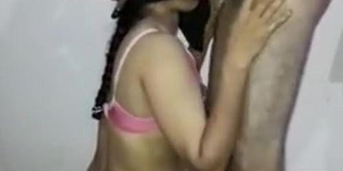 Pakistani wife cheating hardcore sex in standing and doggy position with blowjob romantic muslim sex