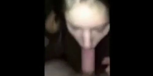 Blonde party girl sucks a 30yo stranger at one night stand - video 1