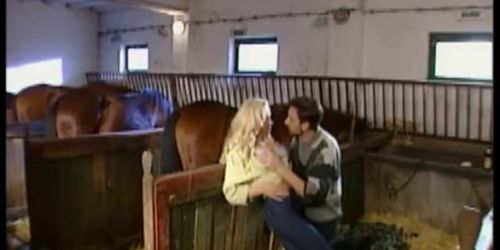 German Country Girl Fucked In Stable Anal