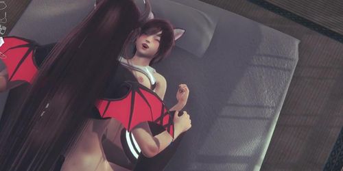 Futa Girl x Cat Girl [Honey Select 2]