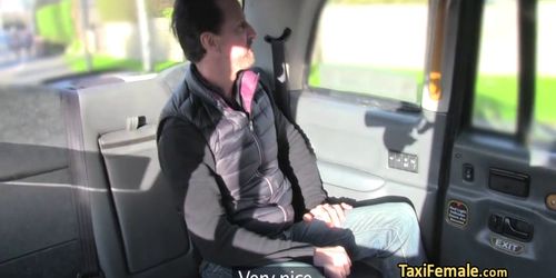 Female taxi driver fuck sexy dude