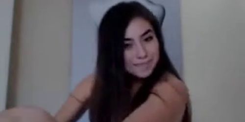 Perfect young petite skinny teen cam show