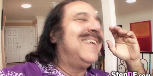 Ron Jeremy seduces a charming teen
