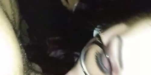 Emo girl sucking my hard dick