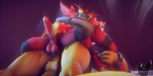 Freddy Fazbear Gay Porn Bowser - Bowser fucks Incineroar - Tnaflix.com