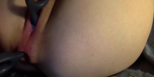 Anal Beads Insertion and a Huge Squirt!