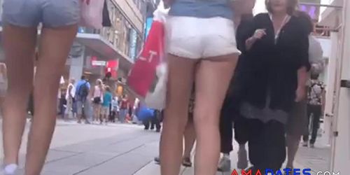 Candid Teen Butts in Short Shorts - Tnaflix.com