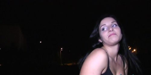 Lucia Blue Eyed Slut Fucked in Public