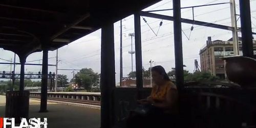 Cum for Woman At Train Station (A. Train)