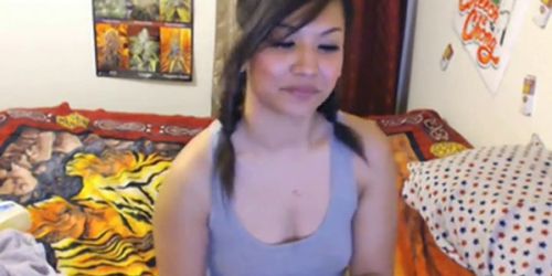 Pretty asian with a fat ass - video 1