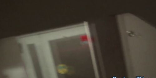 Teens pissing on street