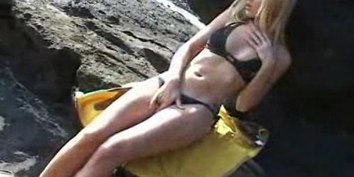 Blonde Beauty In Her First Time Video M27