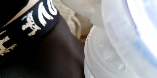 Nipple being sucked dry