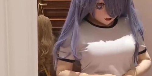 kigurumi pants vibrator orgasm