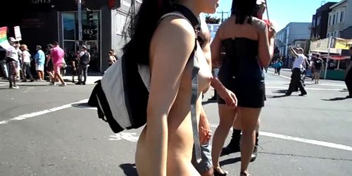 Folsom Street Fair Cam 3: Stark Naked Asian Honey