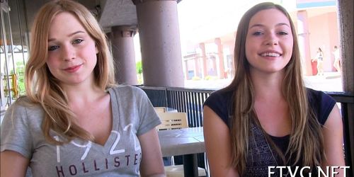 Babe caresses wet pussy - video 11