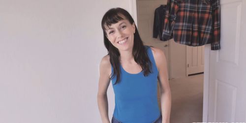 Brother girthy cock plows Alanas pussy from behind