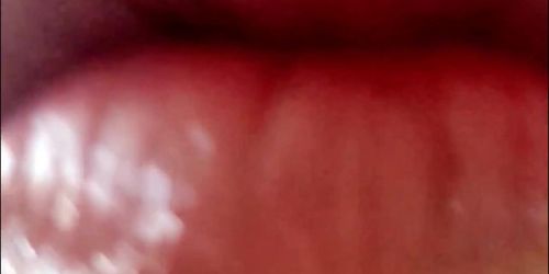 Giantess Mouthplay with tiny man POV