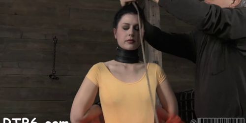 Painful clamping for beautys tits - video 10