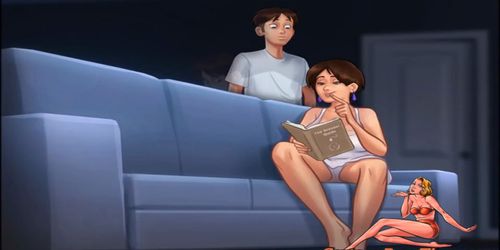 Summertime saga Xtreme story step-aunt Diane the watching tv