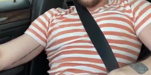 Handjob on the Car, Cumming in Public, Batendo uma na rua dentro do Carro