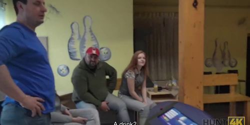 hunt4k. brunette sucks big cock and gives wet pussy for ramming for cash