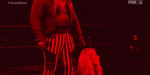 The Fiend attacks Alexa Bliss