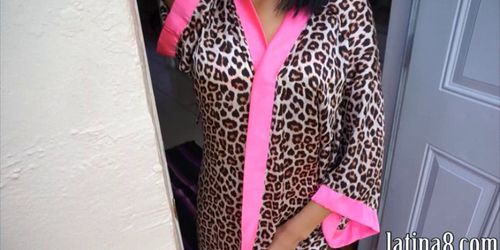 Latina girlfriend feeling feisty today and gets busy in the bedroom