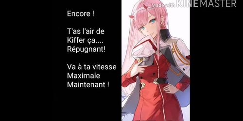 Hentai JOI CEI Fr Zero Two Futa (darling in the FranXx) Edging, anal play