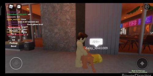 Roblox : fucking a blonde girl