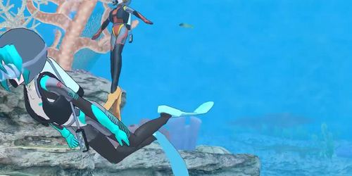 Hatsune miku Scuba mmd