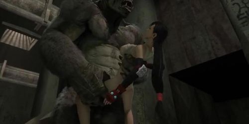 Tifa Lockhart x Giant Monster