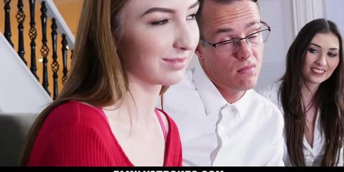Familystrokes - Stepsister Gracie May Green Loves Her Brothers Tasty Cum