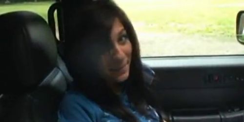 Raven Riley Car Blowjob