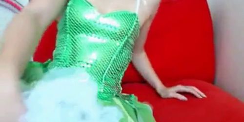 Hot Babe CL cosplay as Tinkerbell - video 1 (Tinker Belle)