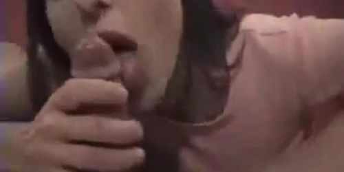 she loves deep throat cum shot