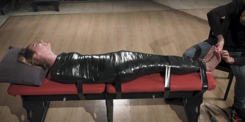 Russian Tickling - Mummification Foot torture