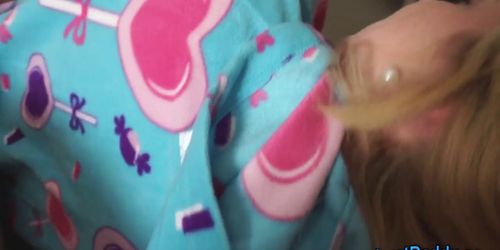 Pov stepteen in pyjamas banged