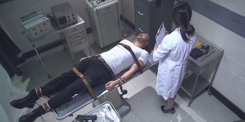 Bad cop straps doctor and fucks her (Xander Corvus, Casey Calvert)