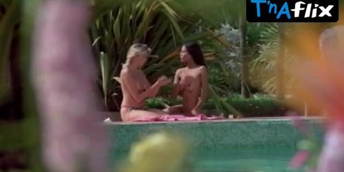 Laura Gemser Breasts,  Bush Scene  in Black Emanuelle