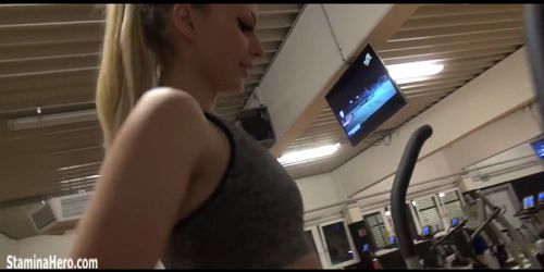 Lucy Cat Dares to Do Anal Sex in the Gym - video 1