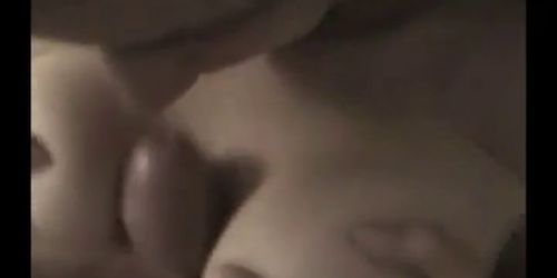 Titfuck  hot blowjob lead to huge facial cumshot explosion (amateur )