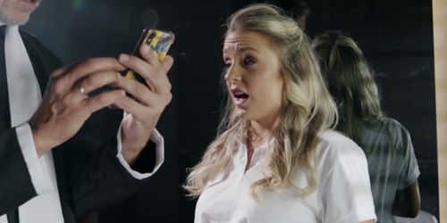 Kate Kennedy gets her tight asshole and pussy fucked hard by the priests